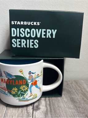 Starbucks Discovery Series Maryland White Ceramic Mug New
